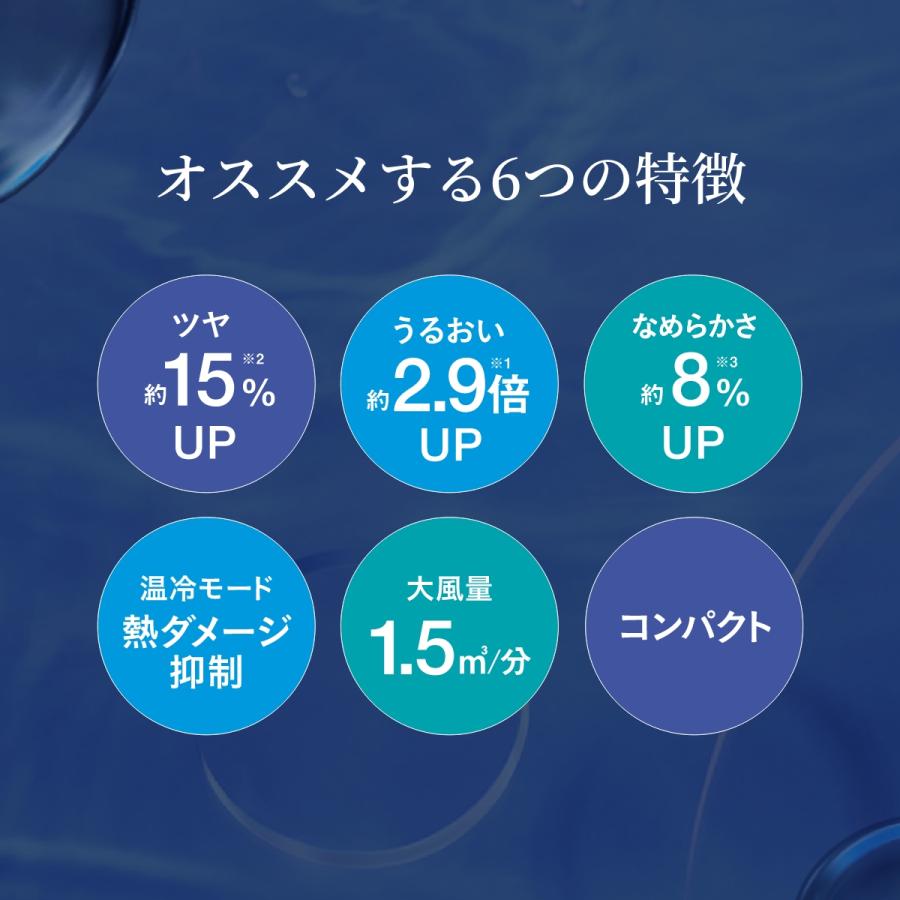 ドライヤー 速乾 大風量 テスコム ヘアドライヤー 1200w 冷熱風 軽量 高速 モイスチャーイオン TDX300A-N/E 公式店 日本メーカーの画像