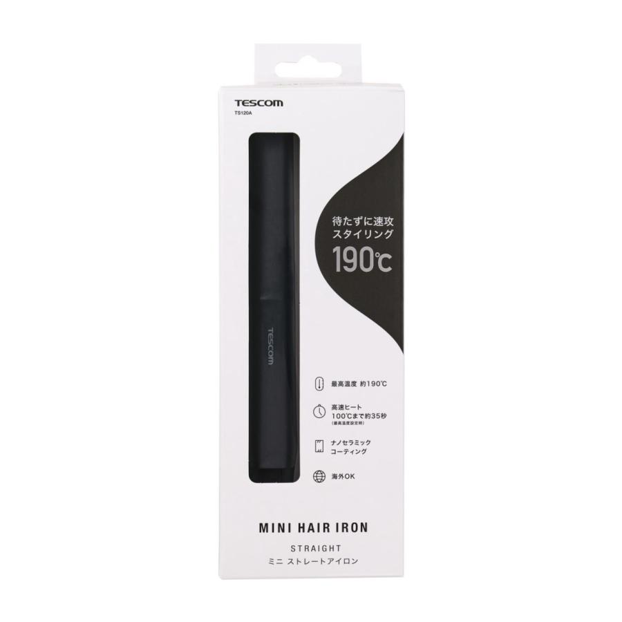 テスコム（TESCOM） 【新製品】 ヘアアイロン ミニ ストレート 前髪