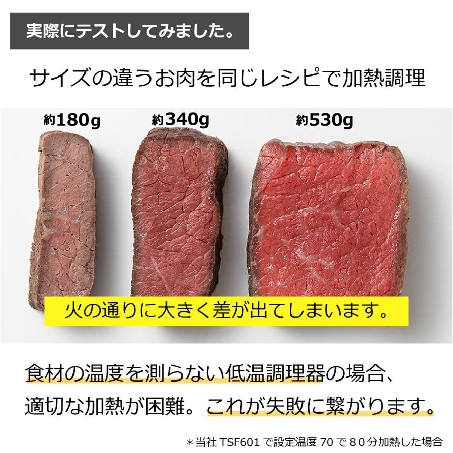 テスコム（TESCOM） □ 芯温 水不要 鍋不要 □ 低温調理器 低温調理