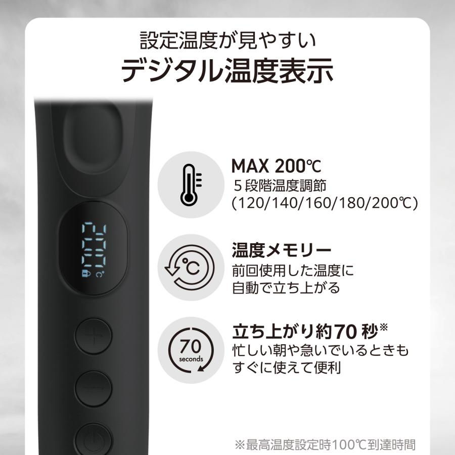 テスコム（TESCOM） カールアイロン 38mm コテ カール ヘアアイロン