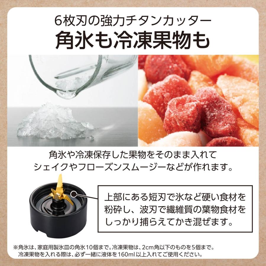 テスコム（TESCOM） ミキサー ジューサー トライタンボトル 1000ml