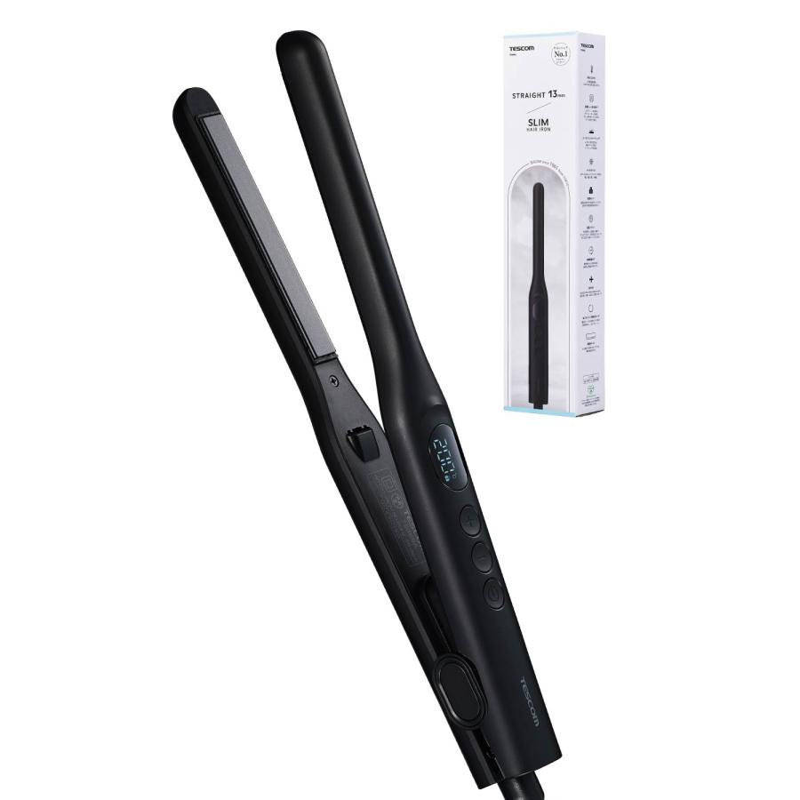 テスコム ＼指先感覚で使える／ ヘアアイロン 13mm ストレート