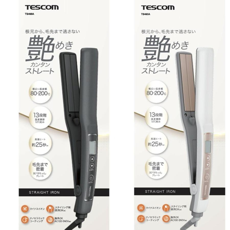 テスコム（TESCOM） 【500円クーポン有】 ヘアアイロン ストレート