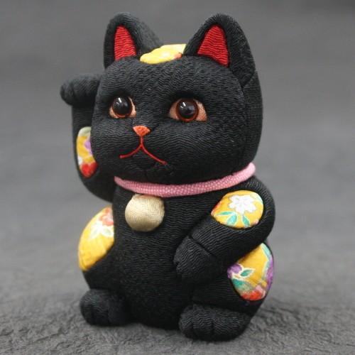 招き猫 置物 金/白/黒/赤 大 13cm 柿沼人形 日本製 爆買 : 手しごと