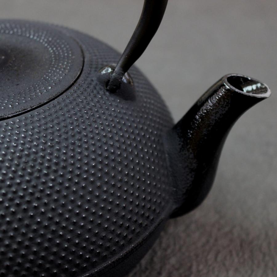古美術　南部鉄器　鉄瓶　南瓜形　かぼちゃ　鉄分補給　IH直火対応1.2L　茶道具 南部鉄器 鉄瓶 1.2L 直火 IH対応 アラレ 南部鉄瓶 やかん 鉄分補給