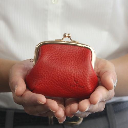 がま口 小銭入れ コインケース 財布 革 本革 イタリアンレザー 全5色