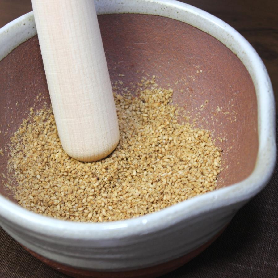 すり鉢 すりこぎ セット 溝がないすり鉢 溝なし 萬古焼 白/黒 ごますり器 離乳食 千賀陶器 日本製 : 手しごと本舗 - 通販 ...