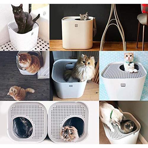 モデコ(modko) モデキャットリターボックス ホワイト 約幅41cm x 奥行41cm x 高さ38cm 