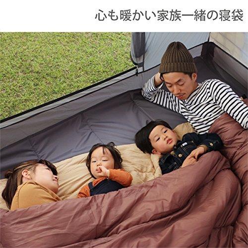 DOD(ディーオーディー) わがやのシュラフ 40秒で片付け可能な4人家族用寝袋 S4-511 