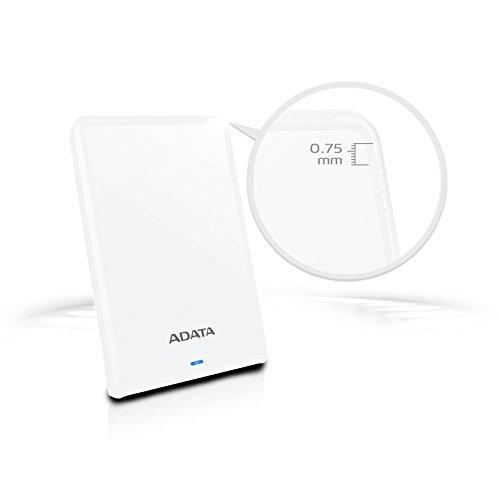 ADATA Technology HV620S 外付けハードドライブ 2TB ホワイト AHV620S-2TU3-CWH HV620S 外付けハードドライブ ホワイト