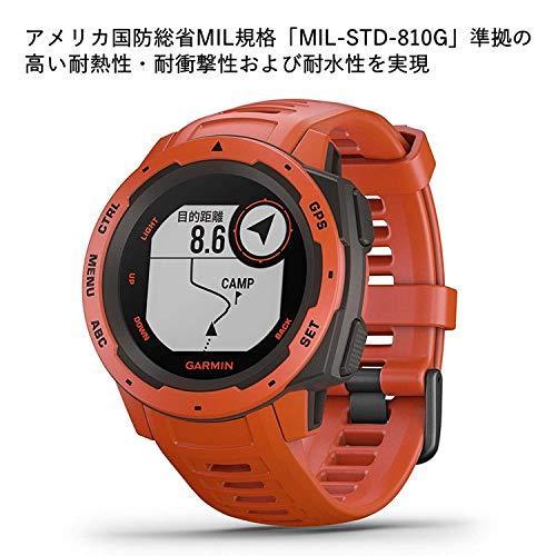 GARMIN(ガーミン) アウトドアウォッチ Instinct Flame Red 010-02064-32 STD