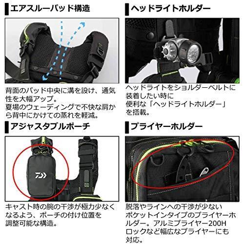 ダイワ(DAIWA) フィッシングベスト ベンチクールゲームベストIV ブラックカモ フリー DF-6109 