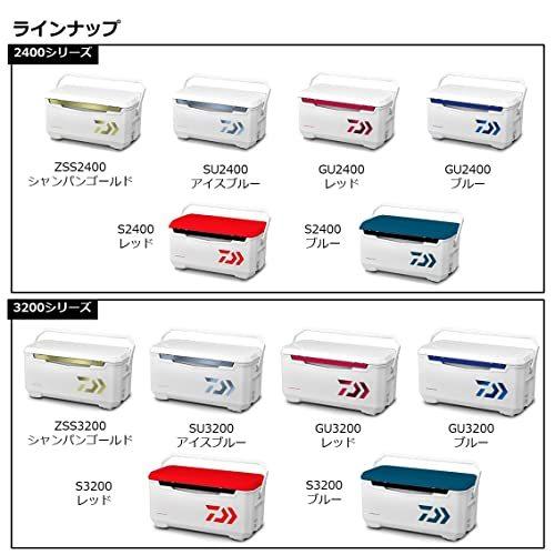 ダイワ(DAIWA) クーラーボックス ライトトランクα SU2400 アイスブルー 釣り 24リットル 