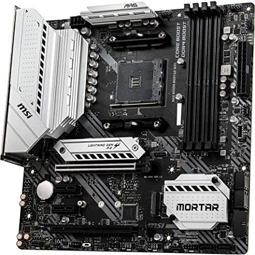 MSI MAG B550M MORTAR WIFI マザーボード MicroATX [AMD B550 チップセット搭載] Ryzen 5000 シリーズプロセッサー MB5029 