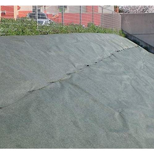NITTO　SEKKO　[100平米]　50m　[2mm厚]　GA　防草シート　カバーブリッツ　防草シート2m　×　耐久年数10年以上:メンテナンスフリー　グリーン