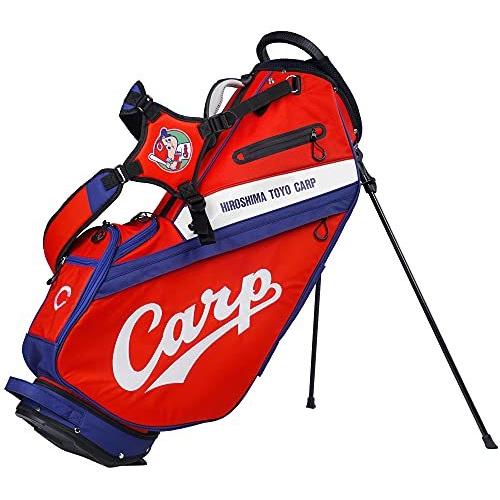 レザックス キャディバッグ 広島東洋カープ 9.5型スタンドバッグ レッド HCCB-1438 5型スタンドバッグ