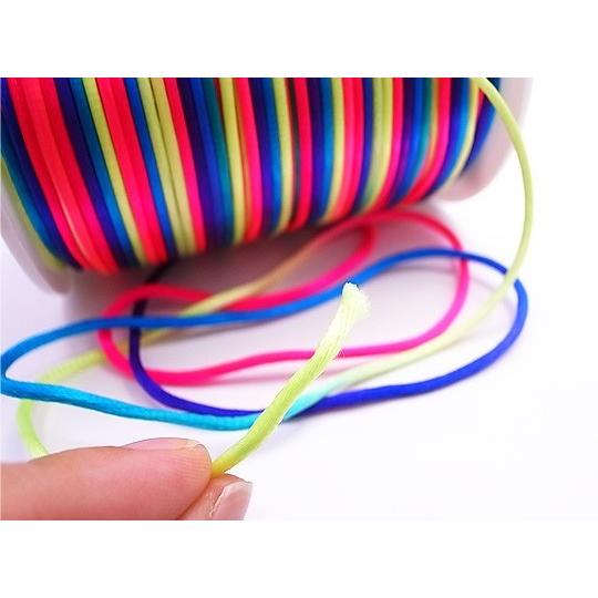 アクセサリーコード・ハンドメイド nc-20-1-20 カラーナイロン製サテン