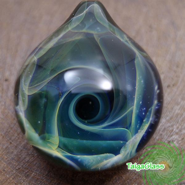 ペンダントトップ パイレックス ガラスペンダント 【TaigaGlass 