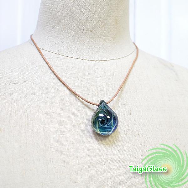 ペンダントトップ パイレックス ガラスペンダント 【TaigaGlass 