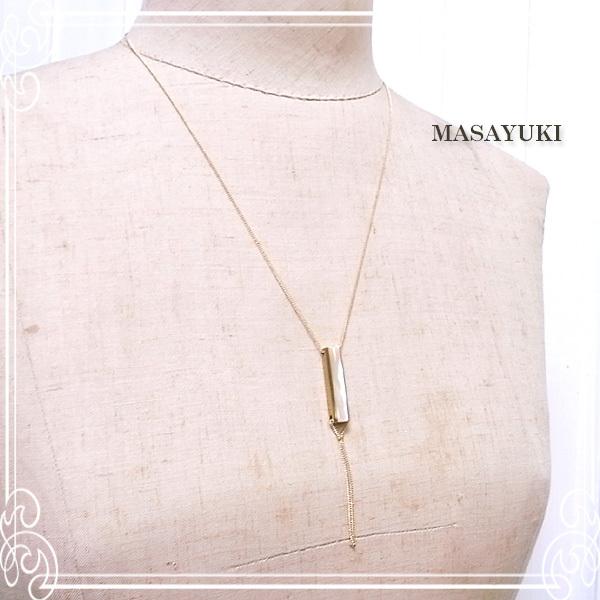 夜光貝 ネックレス-夜光貝・真鍮- [ MASAYUKI ] アクセサリー/作家