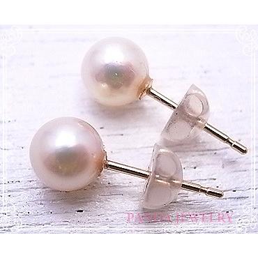 p-046-p-k10pg PANDA JEWELRY パンダジュエリー K10PGシンプルな本真珠プチピアス_5