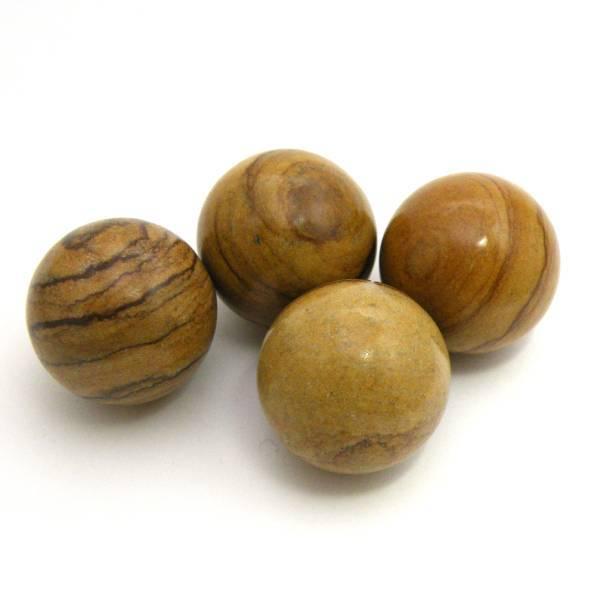 ピクチャージャスパー /丸玉 数量限定 / 約26mm 天然石 原石