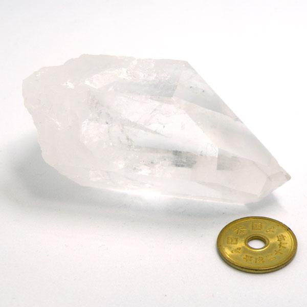 クォーツ水晶 【ポイント 1点もの】 約44x34x81mm 天然石 原石の画像