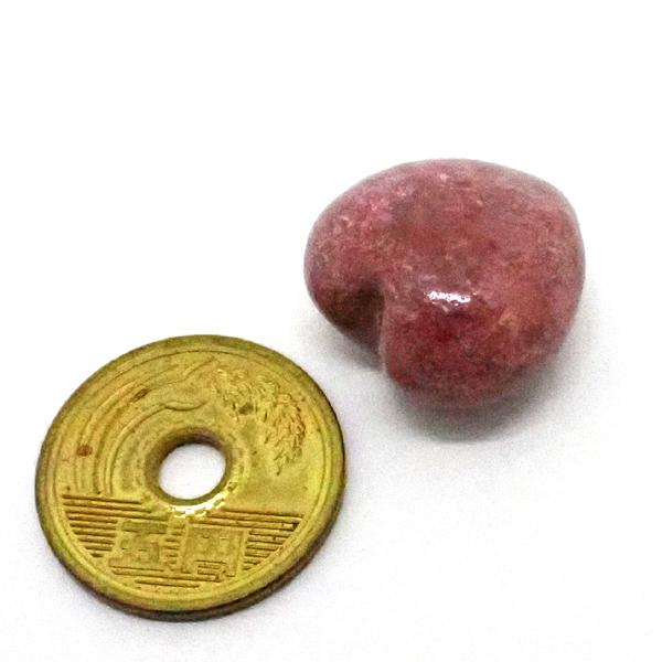ロードナイト 【ハート・磨き石 数量限定】 約20x20x12mm 《1個