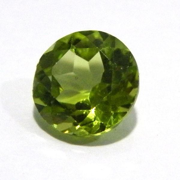 TOPAZ ペリドット ラウンドカット 約1mm ルース 1個 裸石 天然石