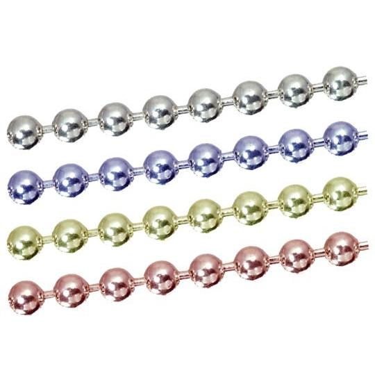 シルバーチェーン ボールチェーン 完成品 (ネックレス) 幅 約2.5mm 60cm 1本 シルバー925 無垢