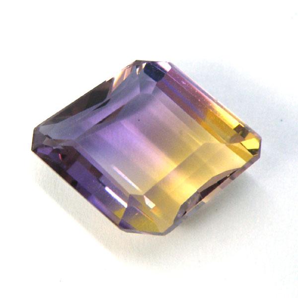 アメトリン オクタゴンカット 【1点もの ルース】 約14.7x11.1x6.5mm
