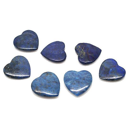 ラピスラズリ 【天然石パーツ】 （穴なし） ハートモチーフ 約16x16x4mm 《1個》 モチーフパーツ :ti-pa-651:テソロ  ヤフーショップ - 通販 - Yahoo!ショッピング