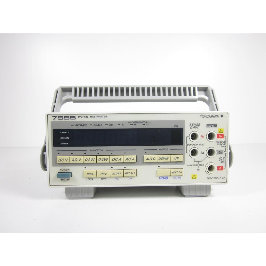 中古】デジタルマルチメータ 7555-01-1-M/C1 横河電機 YOKOGAWA 5.5桁