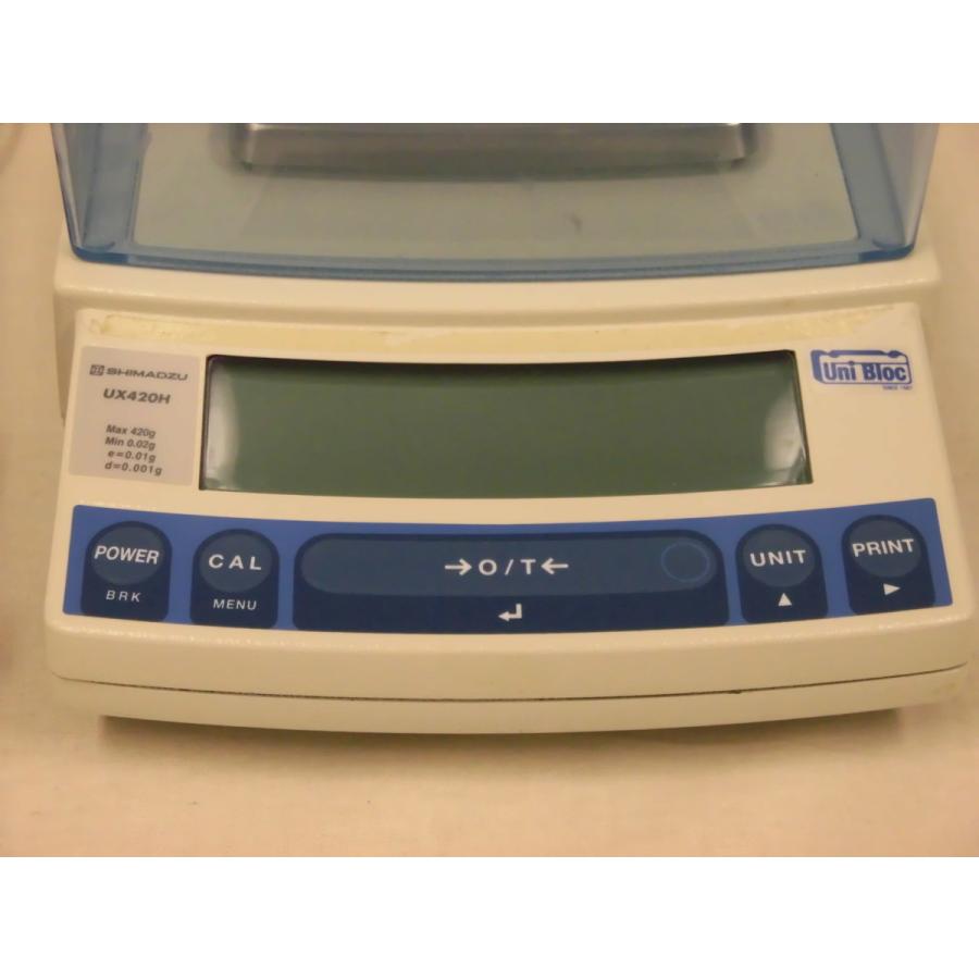 中古】電子天秤（0.01g／420g） UX420H 島津製作所 実験室用