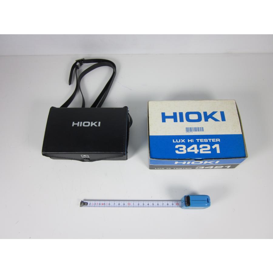 【中古】LUX Hi TESTER　照度計　ルクスハイテスタ　3421　日置電機 HIOKI　★送料無料★[気象観測器／温度測定器／風速測定器]｜testmachine-shop｜02