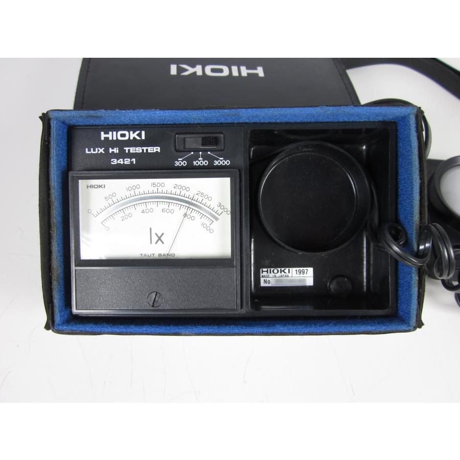 中古】LUX Hi TESTER 照度計 ルクスハイテスタ 3421 日置電機 中古】LUX Hi TESTER 照度計 ルクスハイテスタ 3421 日置電機