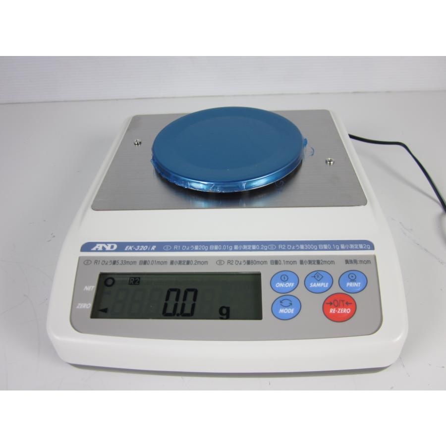 中古】パーソナル電子 天秤(0.01g/20g 0.1g/300g） 検定付 EK-320iR 