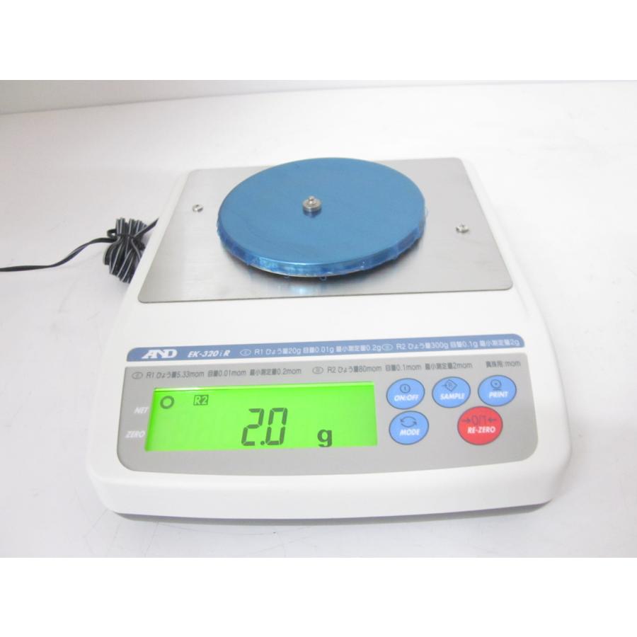 中古】パーソナル電子 天秤(0.01g/20g 0.1g/300g） 検定付 EK-320iR 