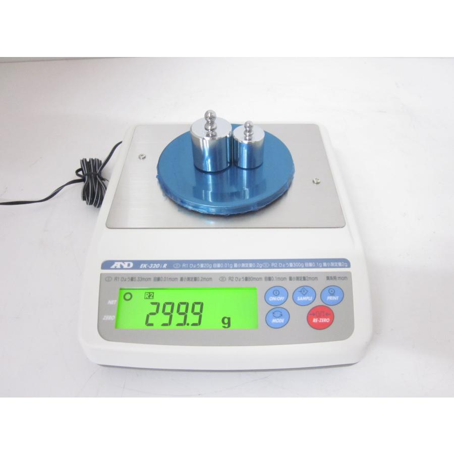 中古】パーソナル電子 天秤(0.01g/20g 0.1g/300g） 検定付 EK-320iR