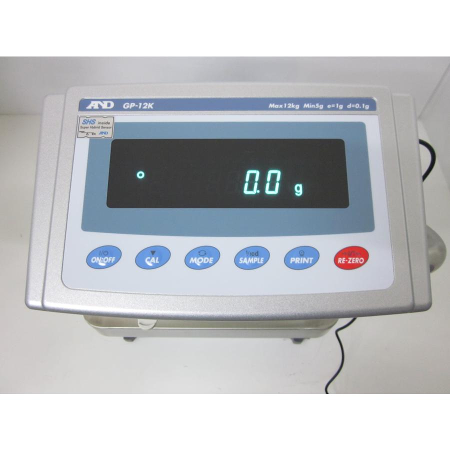 中古】重量級 電子天秤(12kg0.1g)GP-12K A&D エーアンドデイ 中古】重量級 電子天秤(12kg0.1g)GP-12K A&D エーアンドデイ