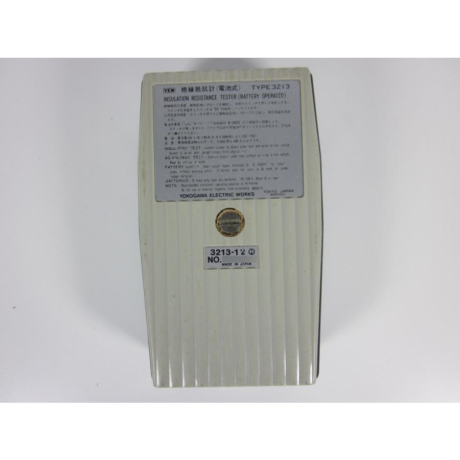 中古】電池式絶縁抵抗計 3213 12 横河電機 YOKOGAWA 3m9752 中古】電池式絶縁抵抗計 3213 12 横河電機 YOKOGAWA 3m9752