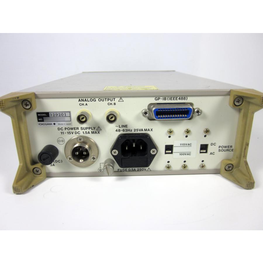【中古】光パワーメーター　329201　横河電機　3m9782　★送料無料★[光関連] 【ブラック】