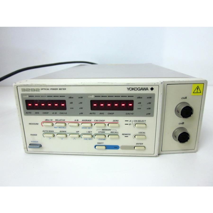 【中古】光パワーメーター　329201　横河電機　3m9782　★送料無料★[光関連] 【ブラック】