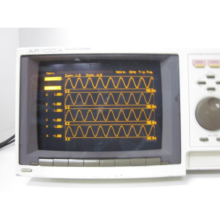 【動作保証/即納】【中古】アナライジングレコーダー　AR1100A（7021A 31-0）　横河電機 YOKOGAWA　8ch　3m9784　★送料無料★[記録 データ 情報処理]の画像