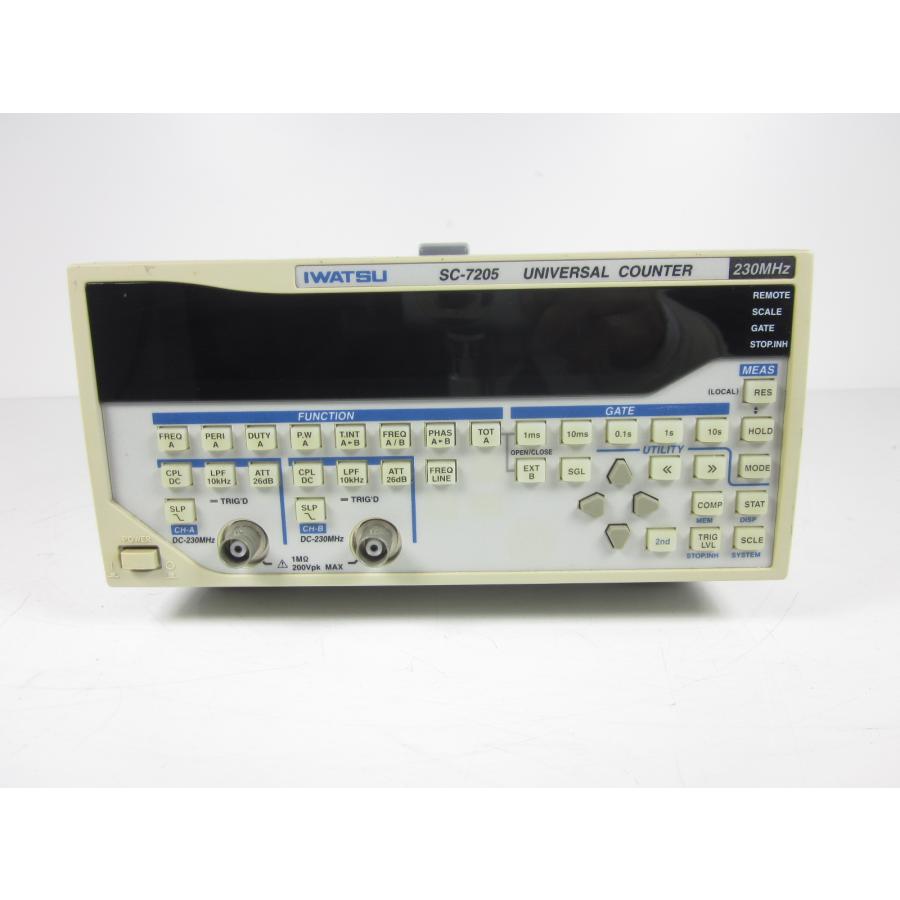 中古】ユニバーサルカウンター SC-7205 IWATSU 岩通計測 1mHz〜230MHz