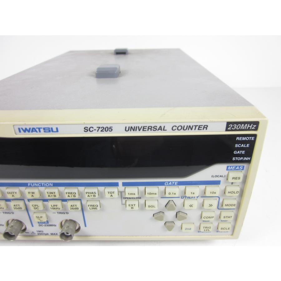 IWATSU SC-7205 ユニバーサルカウンター 230MHz SC-7205A | ユニバーサル・カウンタ | 電子計測機器／電子部品