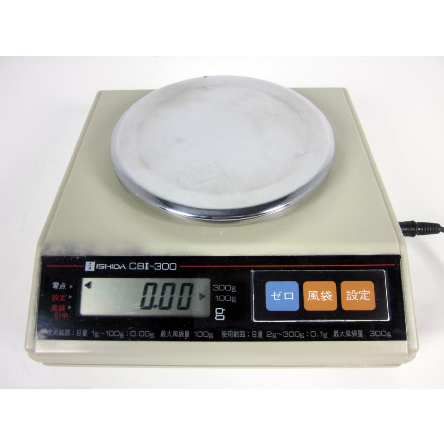 動作保証/即納】【中古】電子天秤（300g/0.1g・100g/0.05g） CBII 