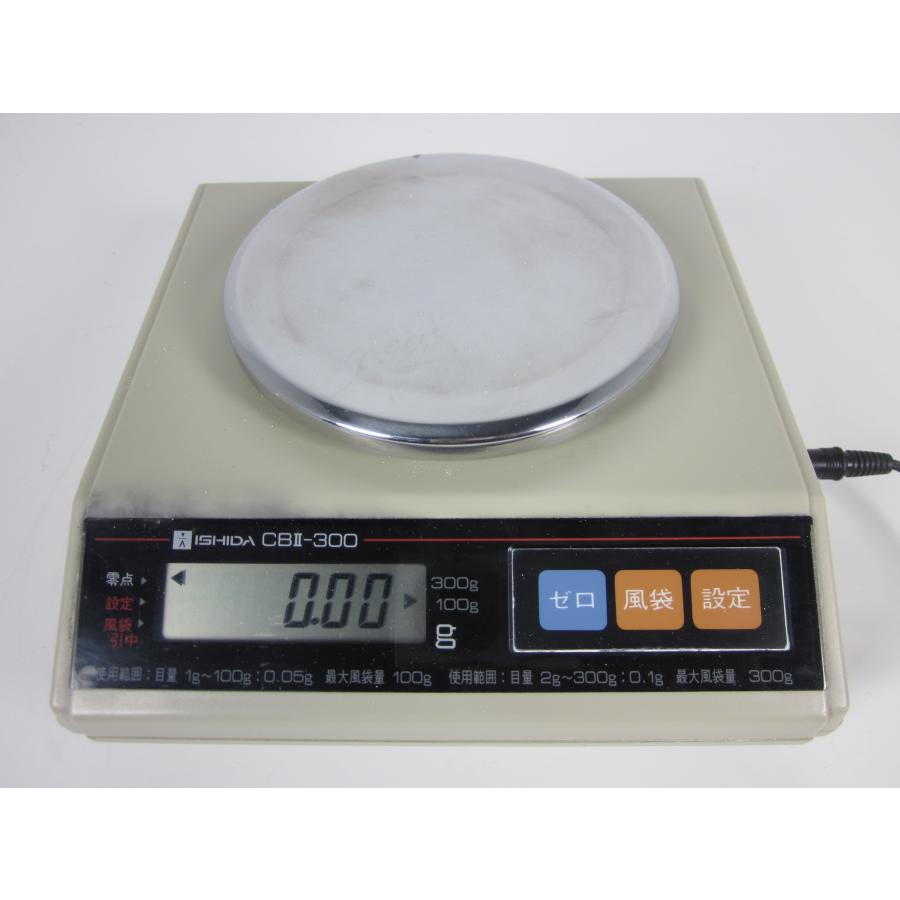 動作保証/即納】【中古】電子天秤（300g/0.1g・100g/0.05g） CBII 