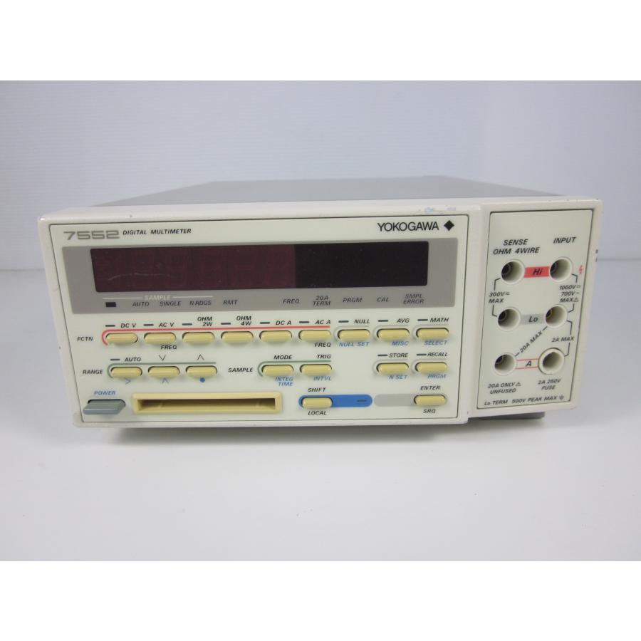 中古】デジタルマルチメーター 7552 横河電機 YOKOGAWA 5.5桁 4
