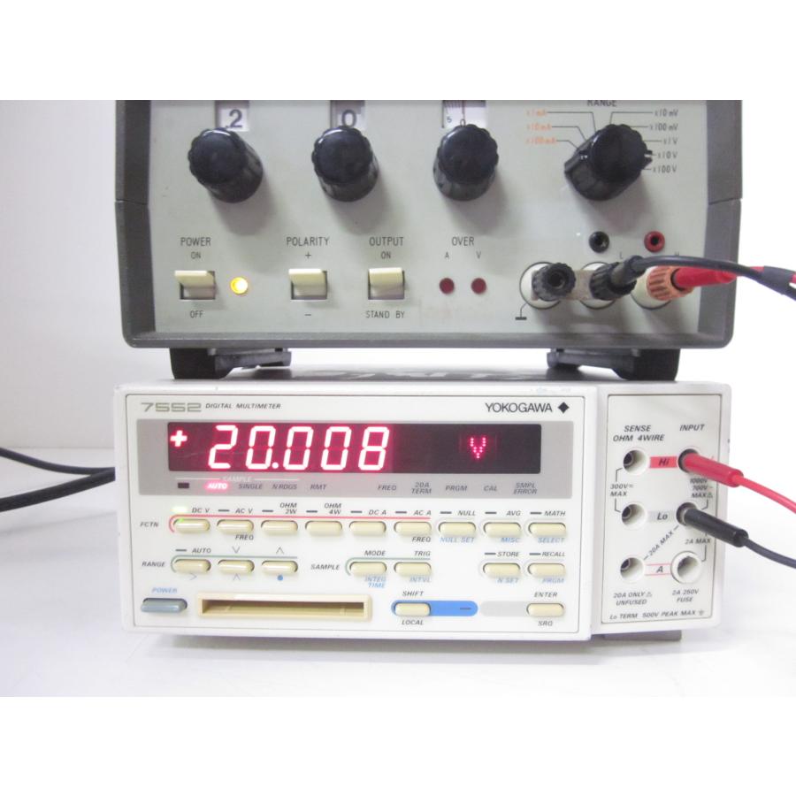 中古】デジタルマルチメーター 7552 横河電機 YOKOGAWA 5.5桁 4線式